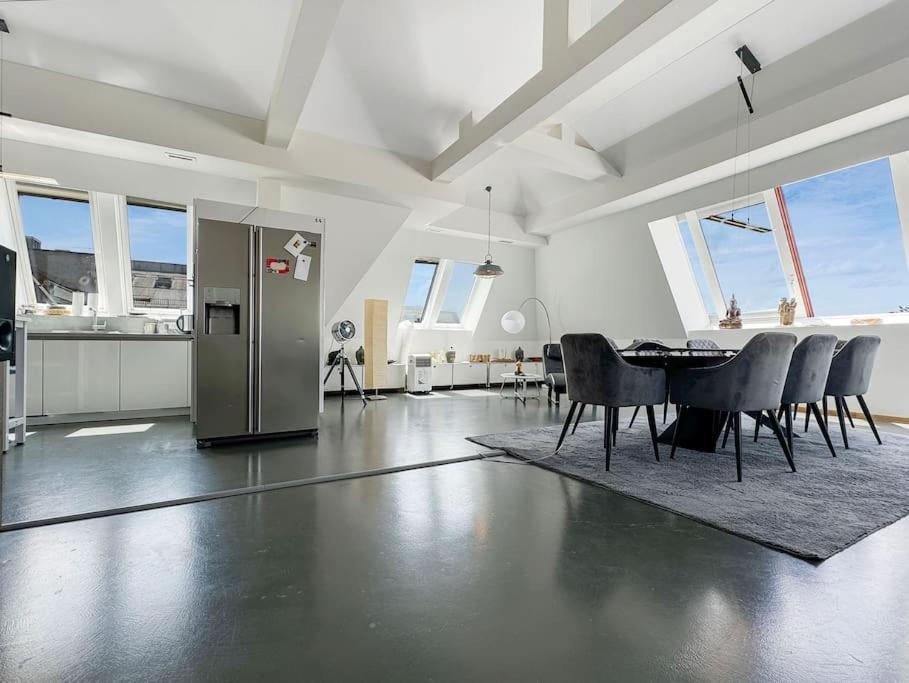 6 Zimmer Maisonette-Penthouse Pool Dachterrasse Luxus ميونيخ المظهر الخارجي الصورة